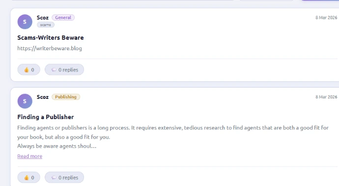 curated and categorised services for writers 